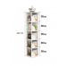 5 Tier 360° Rotating Stackable Shelves Bookshelf Organizer